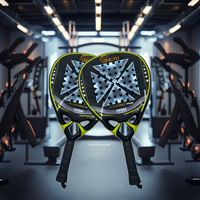 Vente en gros de 50 raquettes de padel intelligentes Hirostar en fibre de carbone, surgrip 18K 12K en fibre de verre, design portable, directement de l'usine chinoise