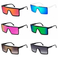 Gafas de Sol Deportivas LMA Fashion con Diseño Rectangular Extra Grande, Protección UV400, Logotipo Personalizado, para Hombre y Mujer