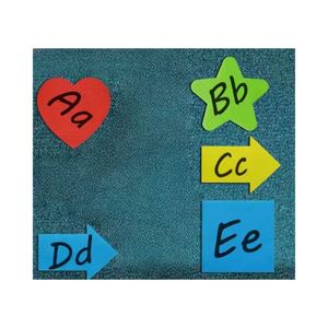 Anneaux Velcro en Nylon Durable pour Marquage de Tapis Coloré, Numéros Inscriptibles, Éducatifs pour Enfants, Formes Personnalisées, Vente en Gros - Product Image 4