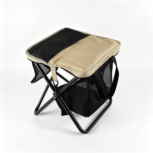 Chaise <span class=keywords><strong>de</strong></span> camping pliable portable d'usine OEM, robuste, en tissu Oxford, avec sac <span class=keywords><strong>de</strong></span> transport et bandoulière, pour pique-nique, plage et voyage en extérieur - Product Image 1