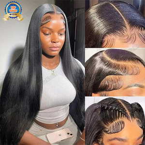 Hot Bán Bên Trong Khóa Dễ Thương Thẳng Ren Phía Trước Lớp Tóc Giả Tóc Con Người Lớp Ren Tóc Giả Dễ Dàng Để Mặc Tóc Giả Glueless Cho Phụ Nữ Da Đen - Product Image 5