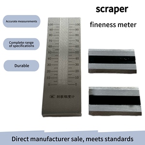 Double Groove Scraper Fineness <strong>Meter</strong> Grind <strong>Gauge</strong> Grindometer - Product Image 3