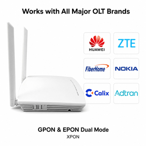 <b>ZTE</b> GM630 ont Fiber Optic Network Enclosed House 1GE 4GE GPON XPON ONU Dual Band <b>Router</b> with AC1200 WIFI 5 Brand New - Product Image 5