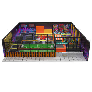 Parco trampolino al coperto per adulti Standard europeo con un prodotto Premium da guerriero Ninja - Product Image 1