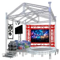 Plataforma de Escenario Modular Plegable de Aluminio Resistente Nf34truss de 290x290 mm para Desfiles de Moda, Bodas, Conciertos, Iluminación, Alquiler para Eventos