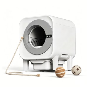 OEM Wholesale <b>Cat</b> Litter <b>Box</b> Kattenbak Rectangle Fully Enclosed Large Capacity Odor Control Easy Clean Modern Design - Product Image 1