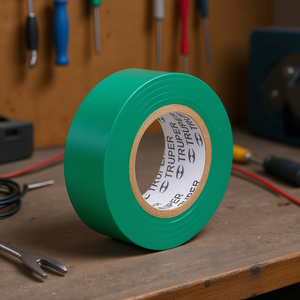 Truper M-22V Green <b>Electrical</b> <b>Tape</b> 10M PVC Insulation <b>Tape</b> With Rubber Adhesive For <b>Electrical</b> Wiring Applications Up To 176F - Product Image 2