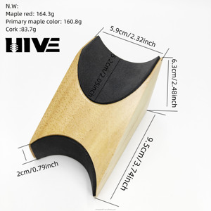 Supporto per collo per <span class=keywords><strong>chitarra</strong></span> in legno a 2 pezzi supporto per collo poggiacollo per <span class=keywords><strong>chitarra</strong></span> supporto per cuscino strumento creatore di elementi essenziali - Product Image 2