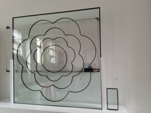 Vitrail en soie style Tiffany, style vintage/ins, pour cloison de fenêtre, motif personnalisé fait à la main, résistant aux rayures - Product Image 6