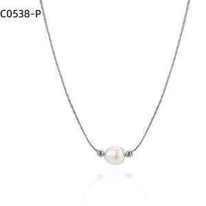 สร้อยคอแฟชั่น DE PERLAS C0538 สำหรับผู้หญิง เครื่องประดับคุณภาพสูง - Product Image 1