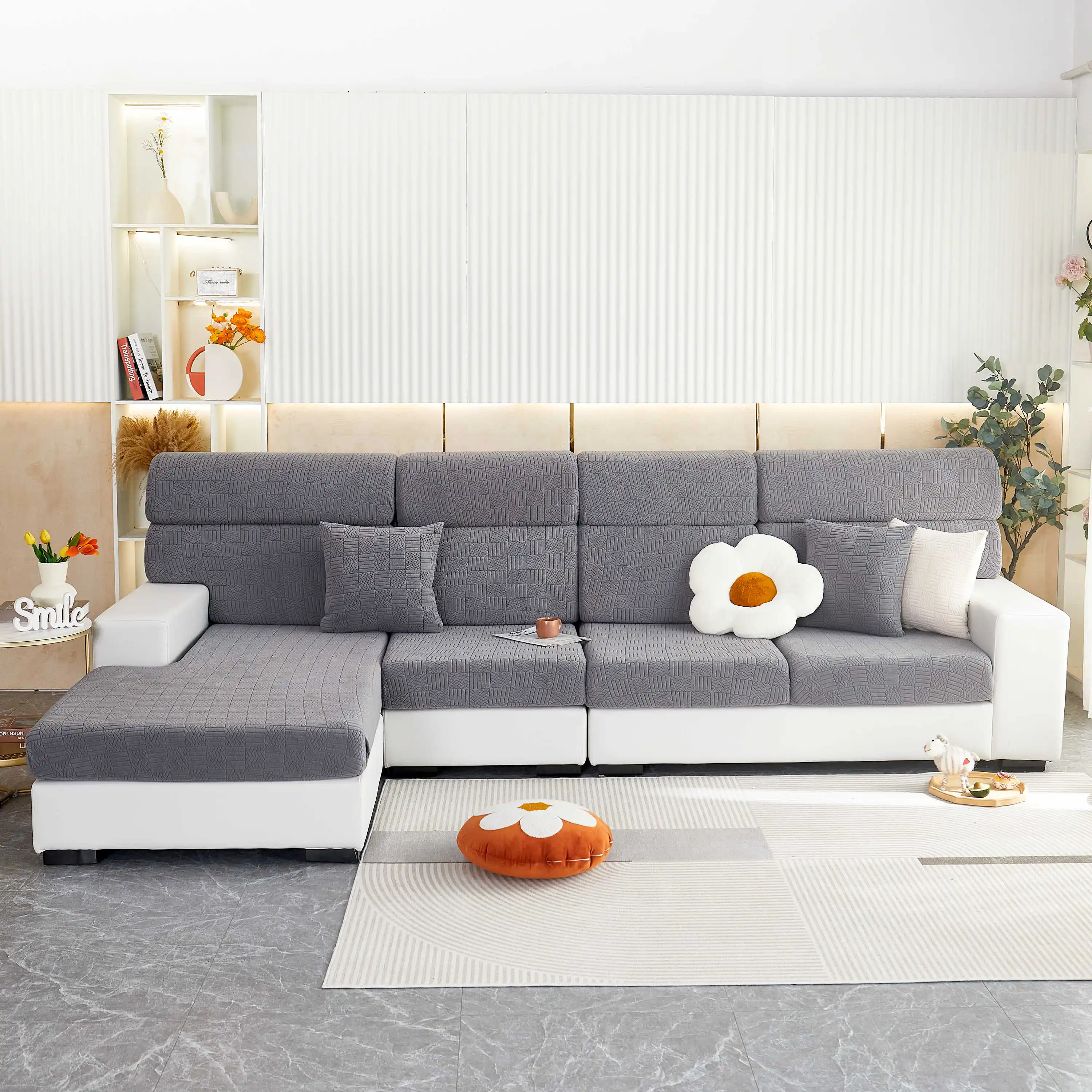 Jane Eyre Polar Fleece High-elastic Wholesale Sofa Slipcover House Decoration for Sofa Durable Furniture Protector