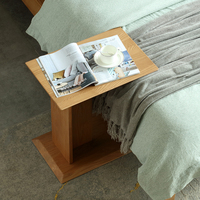 Table d'appoint moderne en bois de chêne massif, table basse, table de chevet, meubles pour salon et chambre à coucher, respectueux de l'environnement, sur mesure
