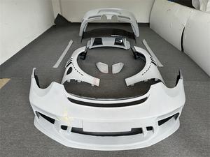Actualización <span class=keywords><strong>GT3</strong></span> <span class=keywords><strong>RS</strong></span> estilo Bodykit para <span class=keywords><strong>Porsche</strong></span> <span class=keywords><strong>911</strong></span> 991,1 991,2 fibra de vidrio parachoques delantero parachoques trasero guardabarros falda lateral alerón de ventilación lateral - Product Image 2