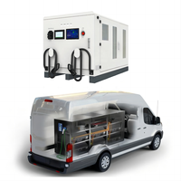 Nouveau système de charge mobile d'urgence pour véhicules électriques, chargeur rapide DC 40KW/120KW pour voitures électriques, batterie LiFePO4, pour secours routier sur autoroute