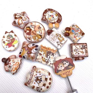 Accessori per Perline in Acrilico Stampati su Due Lati, Serie a Tema, Cinghie per Telefono, Ciondoli per Borse, Progetti Fai-da-Te - Product Image 3