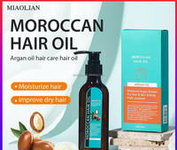 Huile essentielle pour les soins capillaires à l'huile d'argan marocaine MOIKA pour tous les types de cheveux Prévention de la perte de cheveux