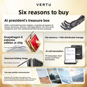 Vertu sang trọng kỷ niệm 25 năm 5g điện thoại thông minh mới có thể gập lại màn hình lượng tử lật lượng tử ai qixi lễ hội Quà Tặng mã hóa an toàn - Product Image 3