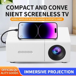 Mini vidéoprojecteur LCD portable multi-interface 1080P avec lampe LED compatible avec PS4, ordinateur portable, Switch, boîtier TV - Product Image 2