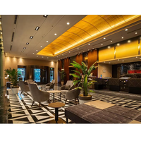 Meubles d'hôtel de bonne qualité, meubles modernes pour salon d'hôtel, ensemble de canapés pour hall d'hôtel