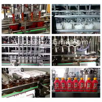 Ligne de remplissage de pâte de détergent, de miel, de pommade, de sauce, d'huile, de boissons liquides, de confiture, machine de remplissage et d'emballage