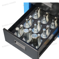 RUIBAO 1/4-2 pouces Couches Fil Hydraulique Flexible En Caoutchouc Tuyau Cutter Skiving Machine Dustless Tuyau Machine De Découpe pour Les Ventes
