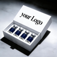 Boîtes cadeaux en papier de luxe pour flacons de peptides de 3 ml, 5 ml, 10 ml, emballage de flacons rechargeables avec logo personnalisé
