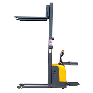 Apilador eléctrico de <span class=keywords><strong>2</strong></span> toneladas, capacidad máxima de 4400lbs, altura de elevación, apilador de pie alimentado por batería de 5M con frenado electromagnético - Product Image 6