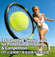 Balles de tennis de haute qualité conformes aux normes ITF, en laine et caoutchouc, balles de tennis de plage, balles d'entraînement pour compétition, fourniture directe d'usine