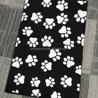 Tapis de porte en coton à sublimation personnalisée, imprimé léopard guépard, tapis superposés