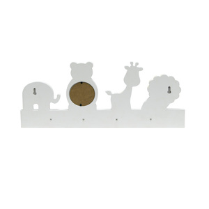 Étagère murale décorative pour chambre d'enfant, vente en gros d'usine, étagère murale pour chambre de bébé avec crochets, étagère à livres <span class=keywords><strong>suspendue</strong></span>, étagères murales pour enfants - Product Image 6