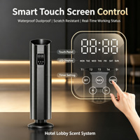 Diffuseur d'aromathérapie sans eau en métal sur pied, avec application Bluetooth et minuterie, grande capacité, pour hôtels, commerces et usage domestique