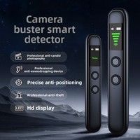 Détecteur de caméra espion portable et de traceur GPS anti-pistage pour voiture, détecteur de signaux RF sans fil 2G, stylo anti-espion, vision panoramique à 360°