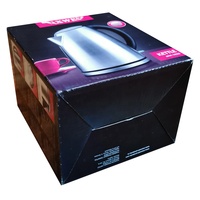 Boîte d'emballage de bouilloire à eau personnalisée, boîte de papier ondulé d'impression de couleur d'appareil électrique