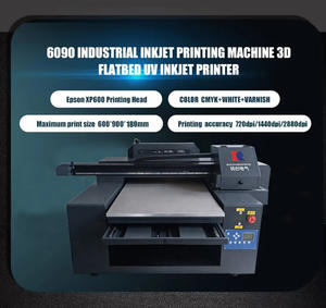 Imprimante à plat 6090 UV avec tête d'impression <span class=keywords><strong>Epson</strong></span> XP600 pour plaque signalétique, cuir, boîte d'emballage - Product Image 4