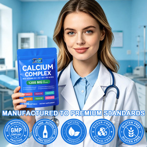 Cápsulas Blandas de Calcio Lenm 1200 <span class=keywords><strong>mg</strong></span>, Alta Absorción, Extra Fuerte, 300 Cápsulas Blandas, Suplementos de Calcio con Vitamina D3 <span class=keywords><strong>K2</strong></span> - Product Image 6