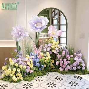 Ramo de Flores Artificiales Greenway, Peonías, Rosas y Margaritas de Plástico y Seda para Decoración de Escritorio, Sala de Estar, Comedor y Hotel - Product Image 5