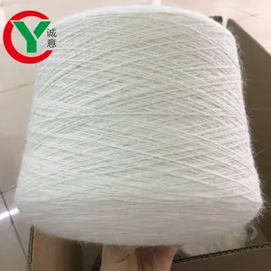 Ebay toptan fiyat popüler renkli angora 50 60 70 80 vizon fiber yün karışımlı fantezi iplik