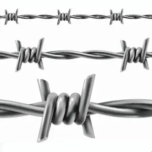 1,320 ft. 4-Point High-Tensile Galvanized Steel Barbed Wire Barbed Wire Fencing Razor Barbed Wire