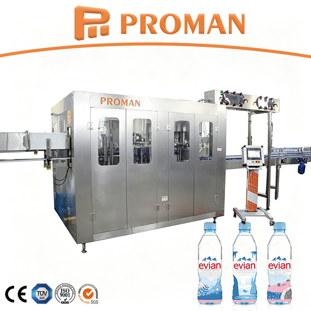 Automatic 8000BPH 3 in 1 Monoblock PET Bottle Pure Water Bottling Plant Mineral Water Filling Machine