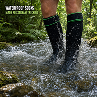Chaussettes hautes imperméables et respirantes pour hommes et femmes, idéales pour la randonnée, la pêche, la pêche à la ligne, le Wudu, et pour garder les pieds au sec par tous les temps.