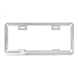 Car License Plate <b>Frame</b> Factory Direct New Arrival Thickened Stainless Steel License Plate <b>Frame</b> for Taiwan Models - Product Image 2