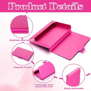 Tarjetero de Aluminio Personalizado con Nombre Comercial, Estuche Metálico para Tarjetas Bancarias y de Crédito, Cartera Metálica para Hombres y Mujeres - Product Image 2