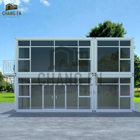 Maison conteneur américaine JHCE3 en kit, 2 niveaux, 3 modules, pour habitation, école, cuisine, parc, villa, toilettes