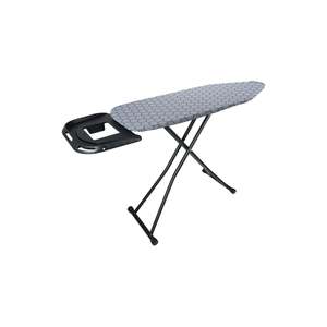 Asse da stiro retrattile in plastica con copertura in piedi per il guardaroba - Product Image 1