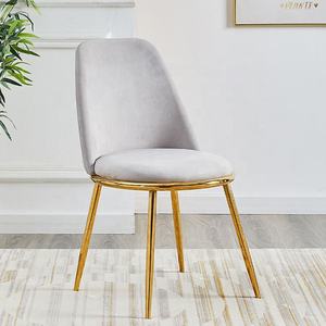 Chaise en cuir moderne blanche Mebel Hotel Banquet French Cafe Chaise en cuir moderne Chaise rembourrée de luxe Ensemble de chaises de salon - Product Image 4