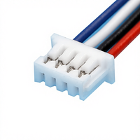 Câble à borne simple à pas de 1,25 mm 2/3/4-12P Isolation PVC Conducteur en cuivre pur Longueur personnalisée Équivalent électronique