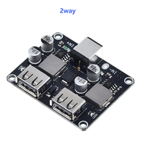 Module de conversion abaisseur USB QC3.0 QC2.0 DC-DC 6-32V vers 9V 12V 24V pour circuit de charge rapide 5V