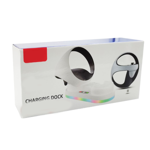 Double charge colorée avec lumière rvb, accessoires de contrôleur de jeu, chargeur pour PSVR2, Station de charge pour <span class=keywords><strong>PS</strong></span> <span class=keywords><strong>VR</strong></span> <span class=keywords><strong>2</strong></span>, Station de charge - Product Image 5