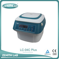 Centrifugeuse de laboratoire basse vitesse LC-04C Plus avec interrupteur de sécurité d'alarme de survitesse et serrure de porte mécanique