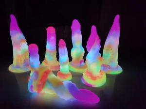 NewYork Adult Sexspielzeug Männer Frau Homosexuell Anal Plug Gummi Penis Silikon Riesen Minions Dildo - Product Image 3